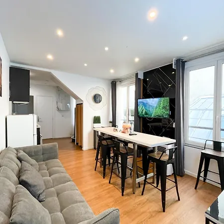 Urbanflat 115 - Grand Duplex Dans Le Centre De 아파트 파리